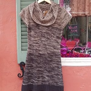 L.E.I. short sleeve sweater dress